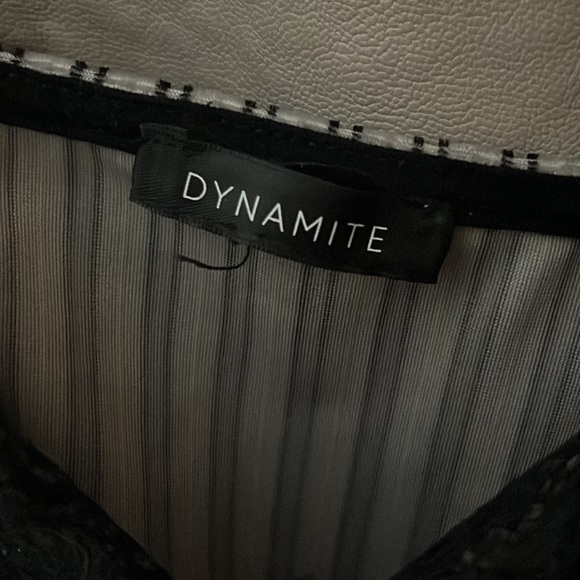 Dynamite Tank Top with Lace Neckline - Size S - Picture 4 of 4